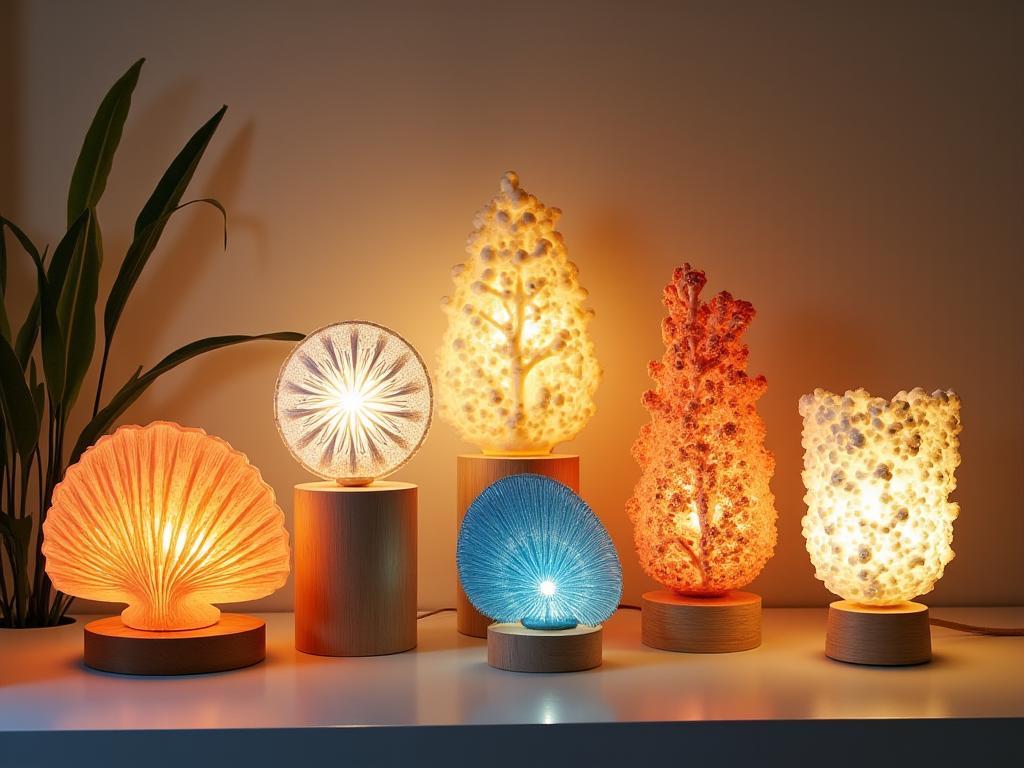 Colección de lámparas marinas artesanales